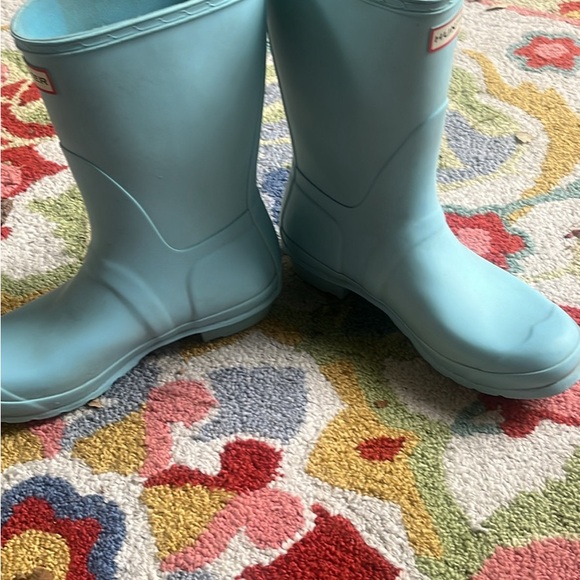 Hunter Women’s Blue Rain Boots - Picture 4 of 10